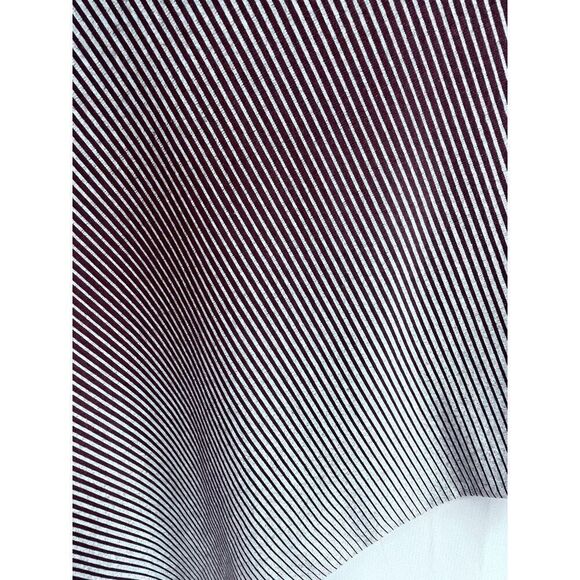 Swordfish Womens Tunic Asymmetrical Summer Top Brown Gray Stripe - Picture 12 of 15